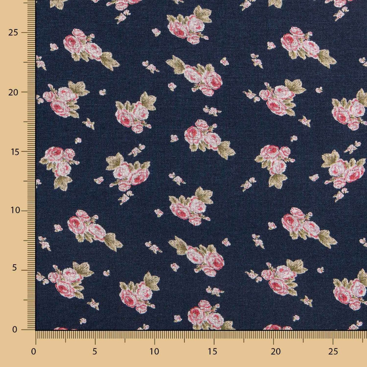 Malha Jersey Mini Cretonne Azul - Ribes y Casals