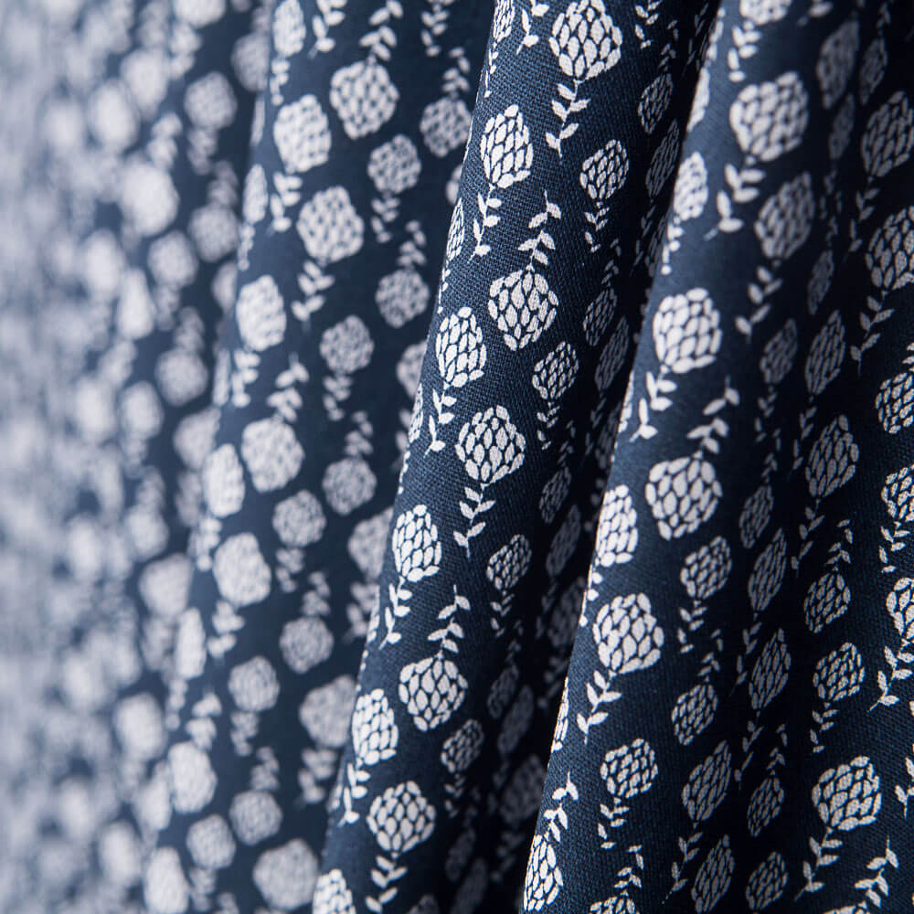 Popelín Alcalchofa Marino - Ribes y Casals