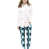 Bielástico Geométrico Roxo - Ribes y Casals