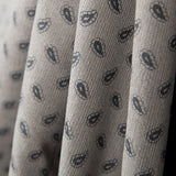 Tecido Bombazina Caxemira Cinzento - Ribes y Casals