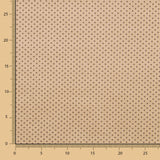 Tecido Bombazina Geométrico Castanho - Ribes y Casals