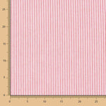 Algodão Vichy Mini Listra Vermelha - Ribes y Casals