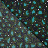 Retal Crep Poliéster Animal Print Verde Musgo 55x140 cm - Ribes y Casals