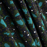 Retal Crep Poliéster Animal Print Verde Musgo 55x140 cm - Ribes y Casals