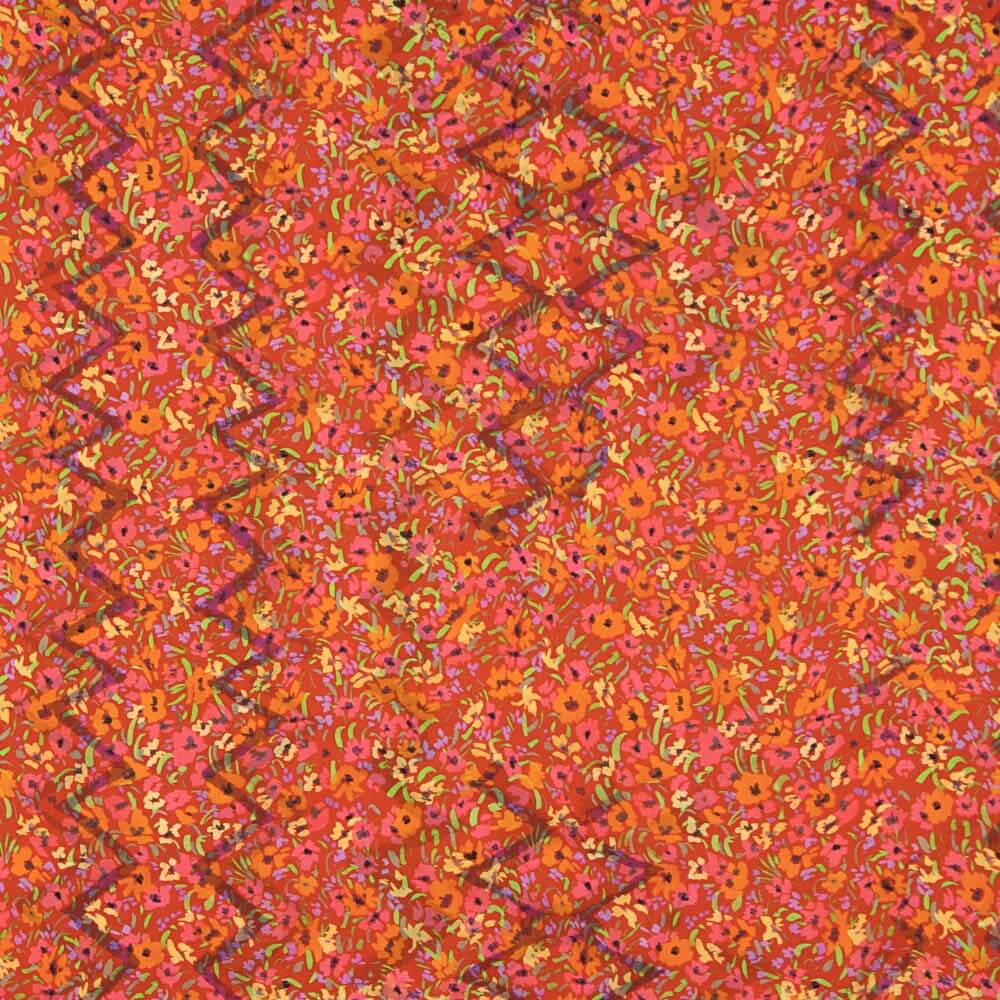 Viscose Floresta Coral - Ribes y Casals