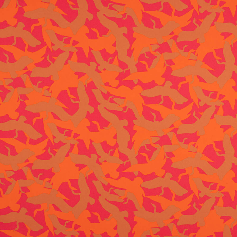 Georgette Poliéster Laranja Punch - Ribes y Casals