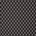 Popeline Viscose Correntes Preto - Ribes y Casals