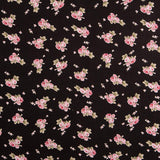 Malha Jersey Mini Cretonne Preto - Ribes y Casals