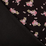 Malha Jersey Mini Cretonne Preto - Ribes y Casals