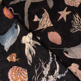 Tecido Rústico Poliéster Sereia Marinha - Ribes y Casals