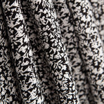 Viscosa Floral Pétalos Negra - Ribes y Casals