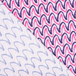 Lycra Mate Fina Ondas Fúcsia - Ribes y Casals