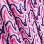 Lycra Mate Fina Ondas Fúcsia - Ribes y Casals