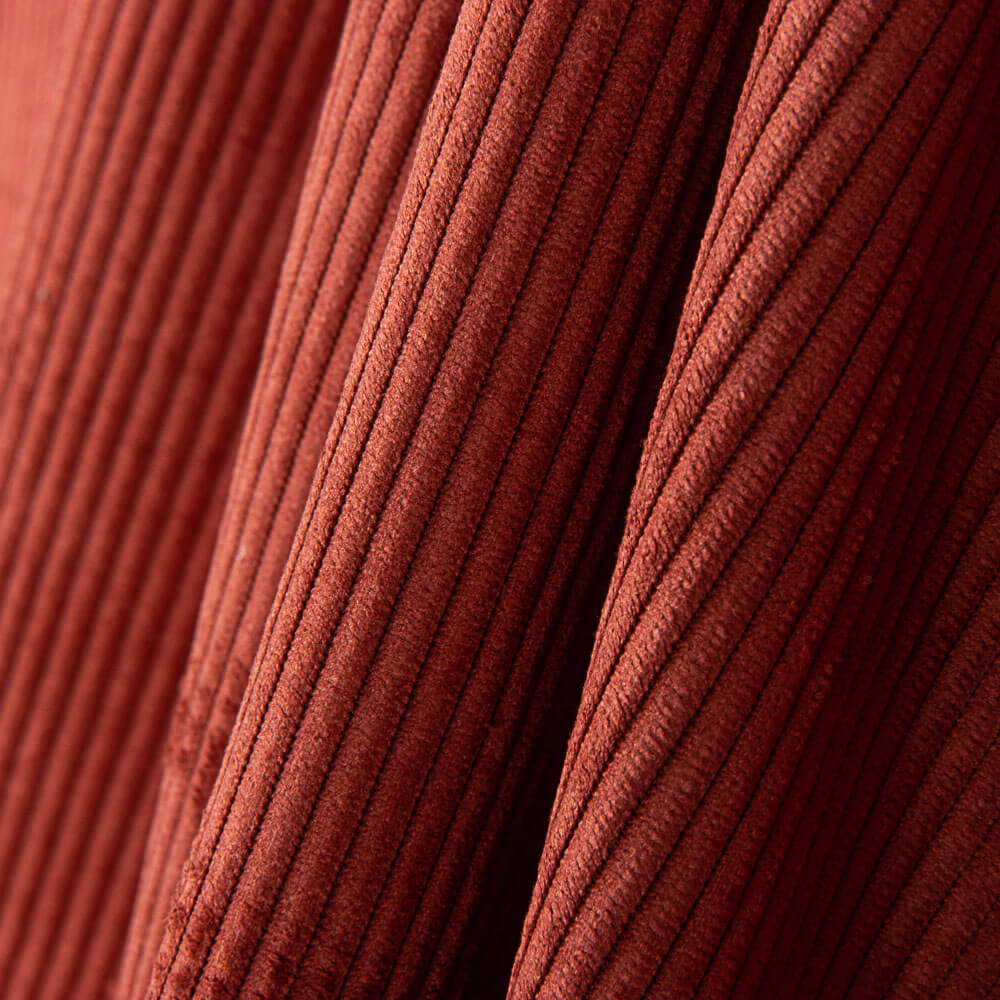 Estofos em veludo de bombazina Vermelho - Ribes y Casals