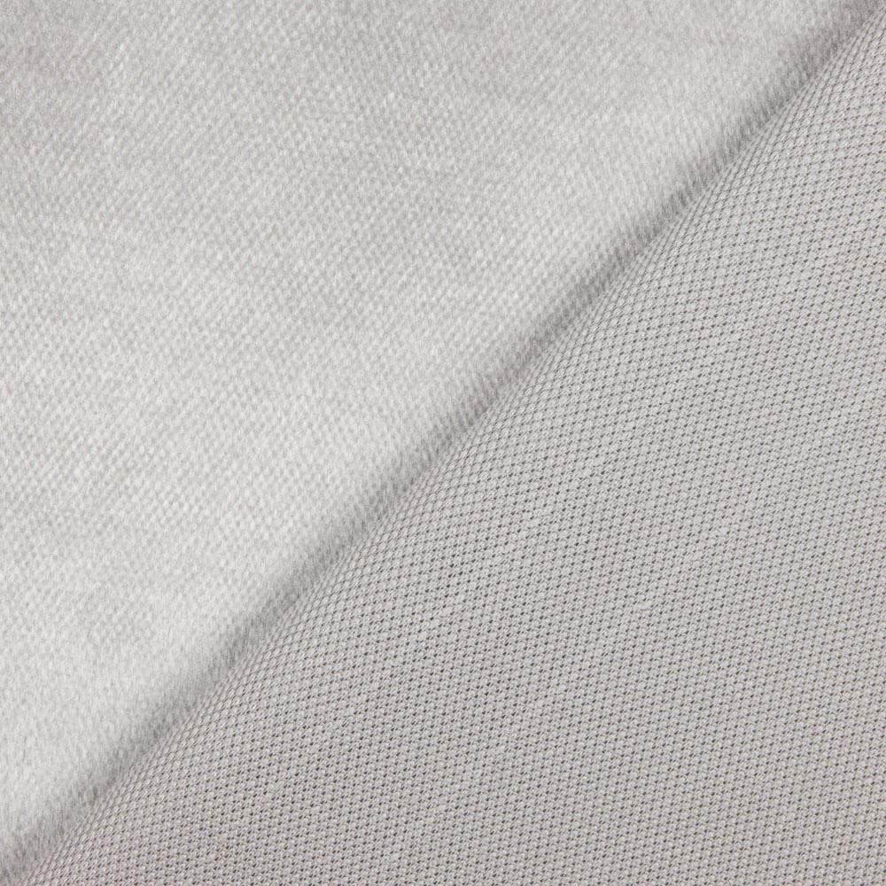 Tecido Pêlo Curto Cinza Claro - Ribes y Casals