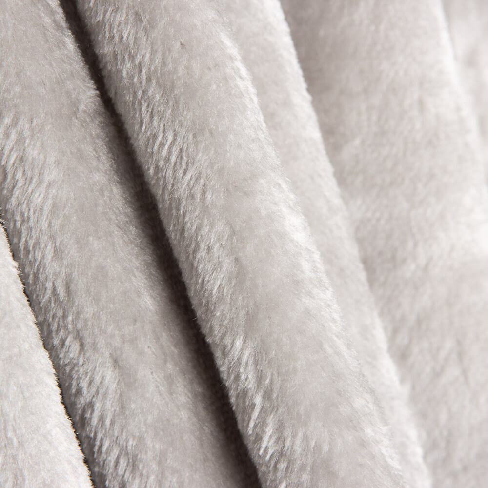 Tecido Pêlo Curto Cinza Claro - Ribes y Casals