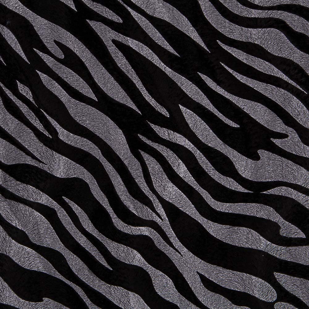 Tela Pelo Negro Lacado Cebra - Ribes y Casals
