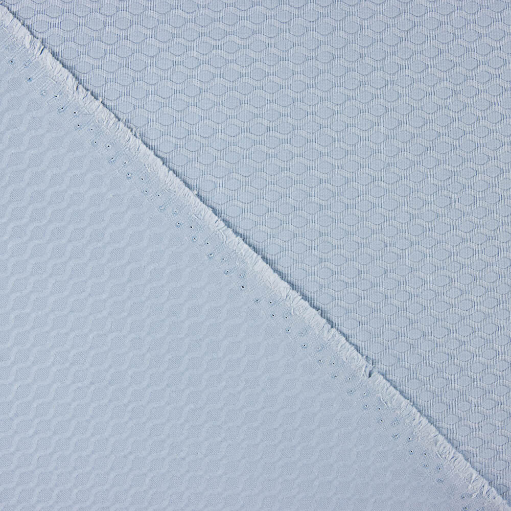 Piquê Espirais Azul Ártico - Ribes y Casals