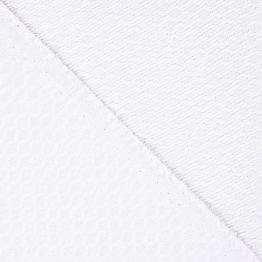 Piquê Espirais Branco - Ribes y Casals