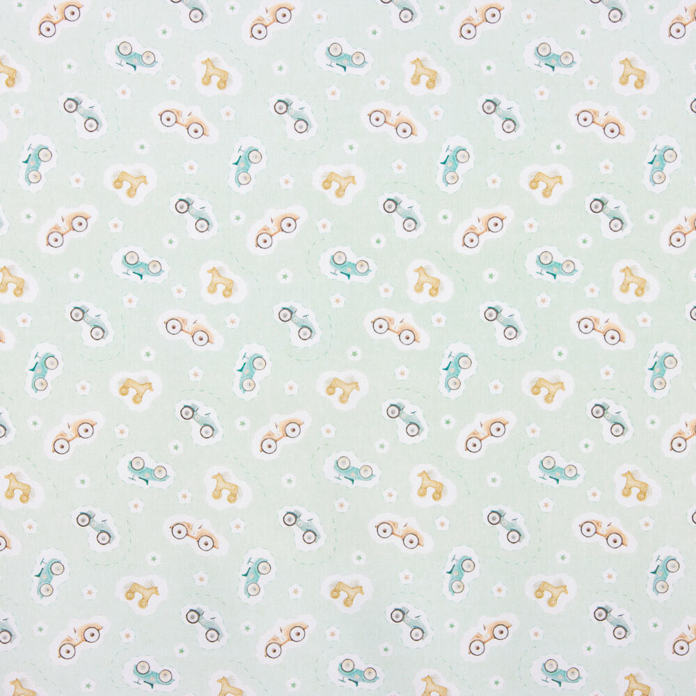 Piqué Brinquedos Vintage Verde - Ribes y Casals