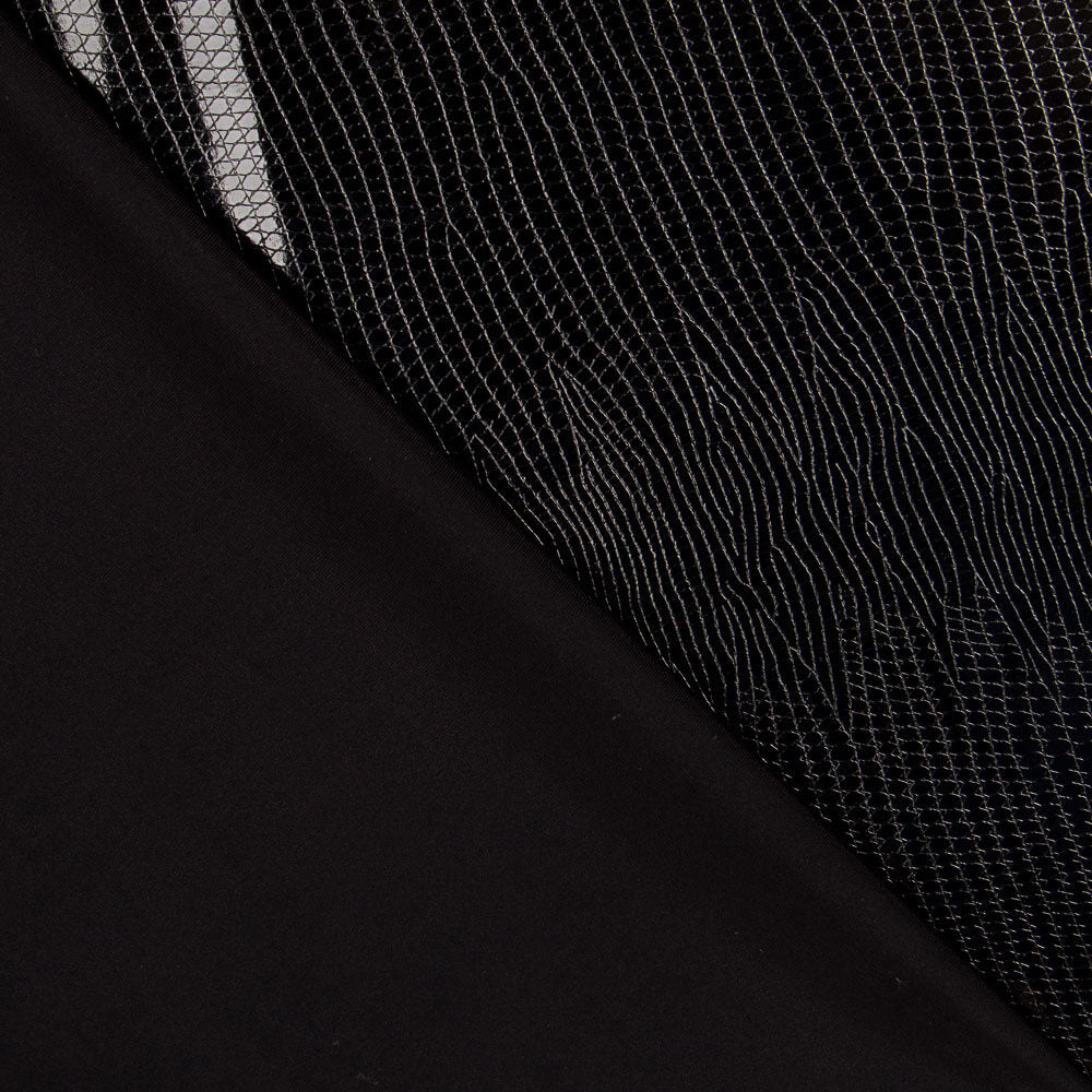 Tecido de Vinil Python Preto - Ribes y Casals