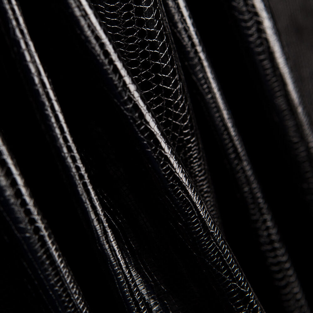 Tecido de Vinil Python Preto - Ribes y Casals