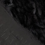 Tela Plumas Negro - Ribes y Casals