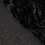 Tela Plumas Negro - Ribes y Casals