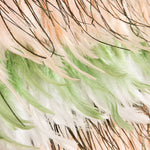 Tela Plumas Bayadera Verde - Ribes y Casals