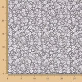 Algodão Flor Real Cinza - Ribes y Casals