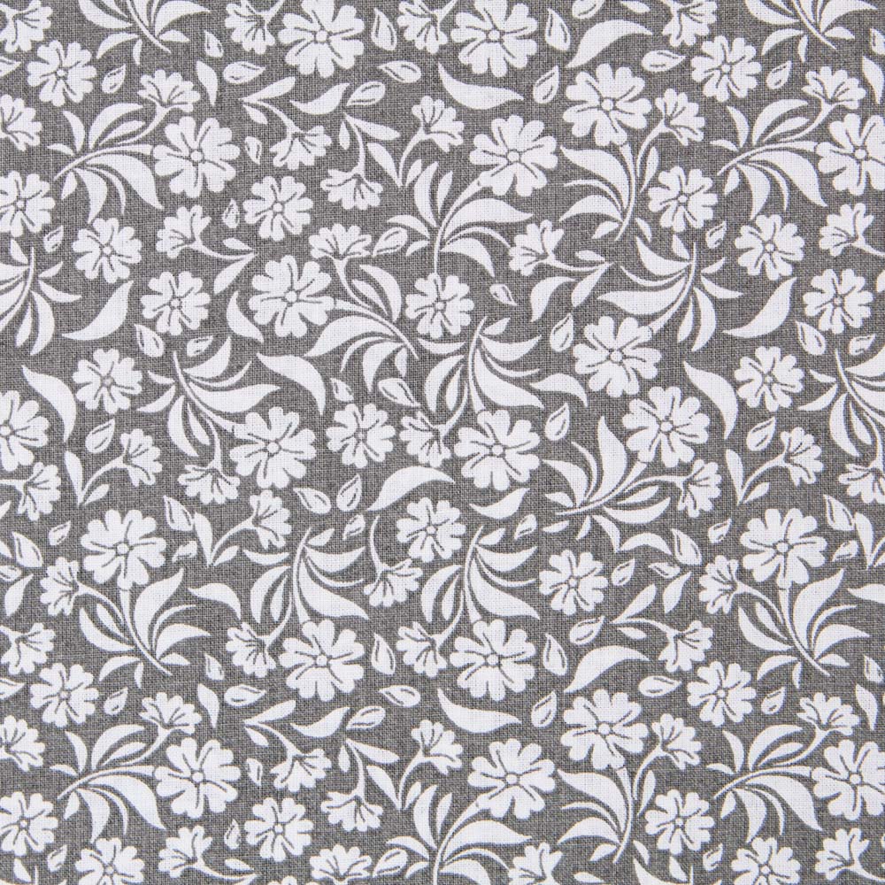 Algodão Flor Real Cinza - Ribes y Casals