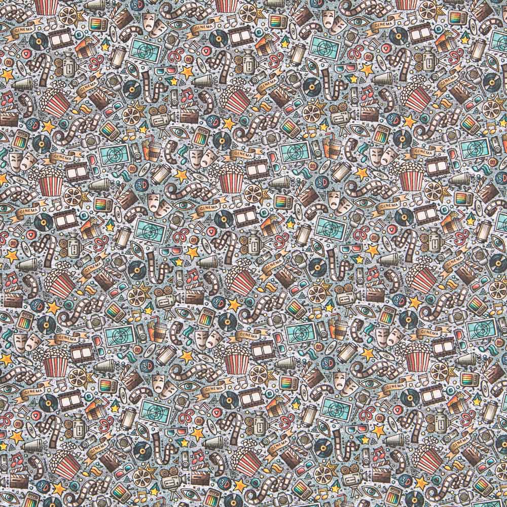 Popelina Algodão Cinema - Ribes y Casals