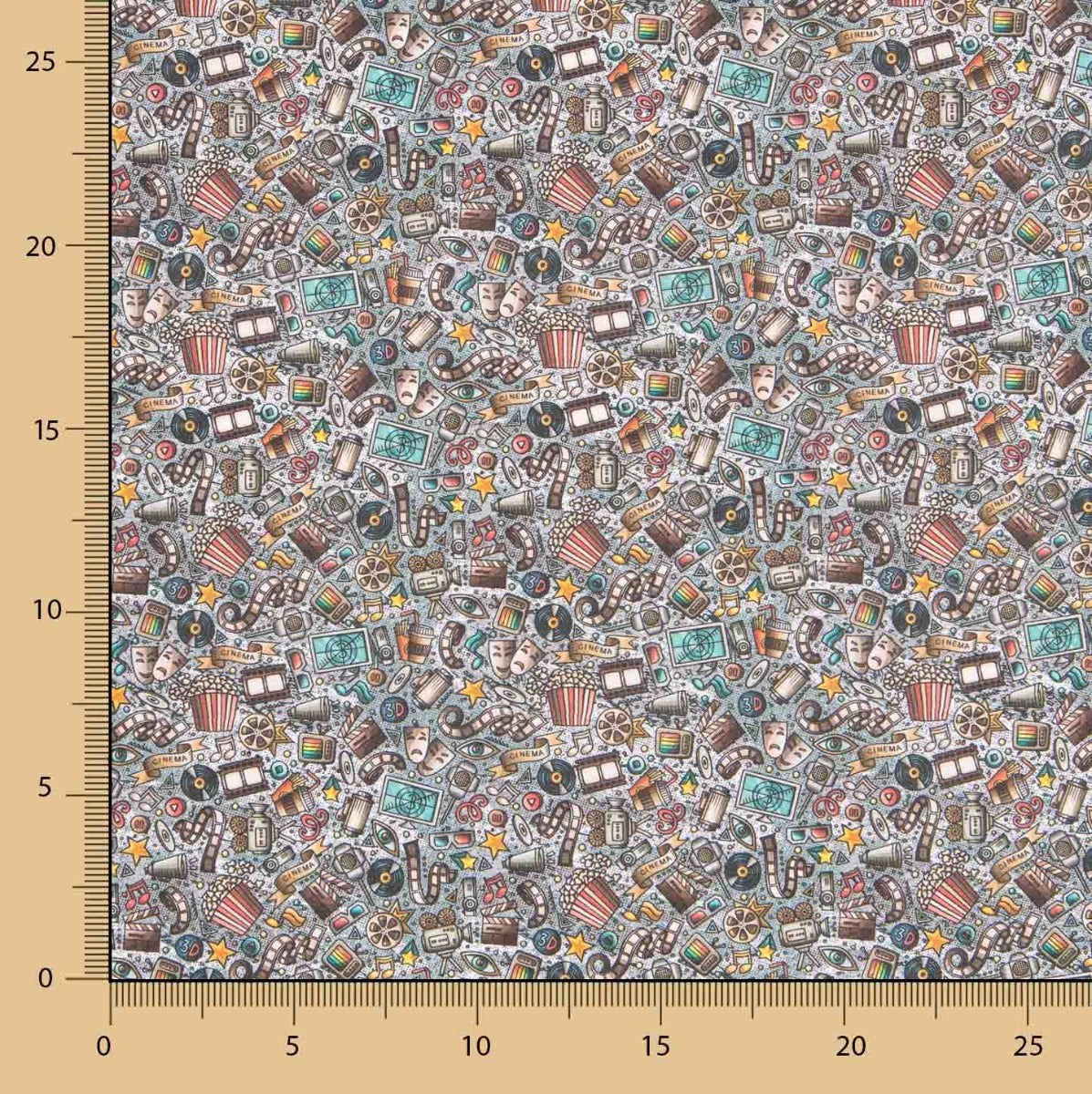 Popelina Algodão Cinema - Ribes y Casals