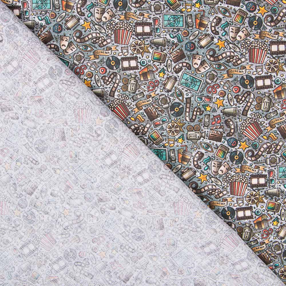 Popelina Algodão Cinema - Ribes y Casals