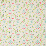 Algodão Popeline Ramos Verde - Ribes y Casals