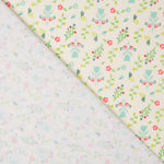 Algodão Popeline Ramos Verde - Ribes y Casals