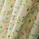 Algodão Popeline Ramos Verde - Ribes y Casals