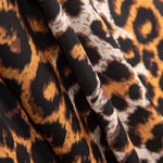 Tecido Bordado de Seda Leopardo - Ribes y Casals