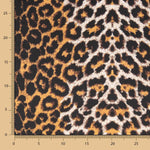 Tecido Bordado de Seda Leopardo - Ribes y Casals