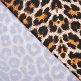 Tecido Bordado de Seda Leopardo - Ribes y Casals
