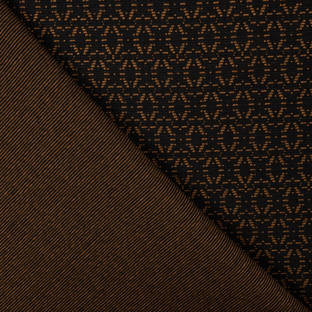 Malha Suéter Geométrico Mokka - Ribes y Casals