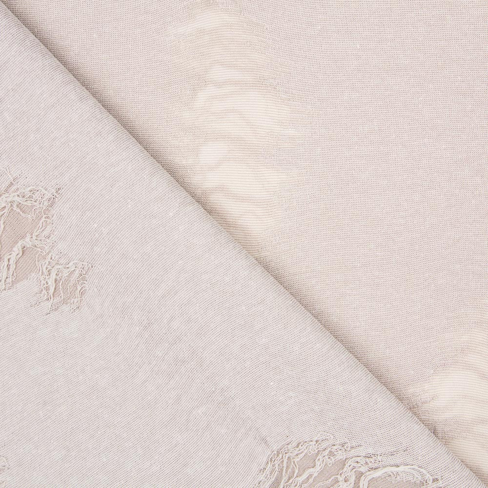 Tecido de Malha Taupe Grunge - Ribes y Casals