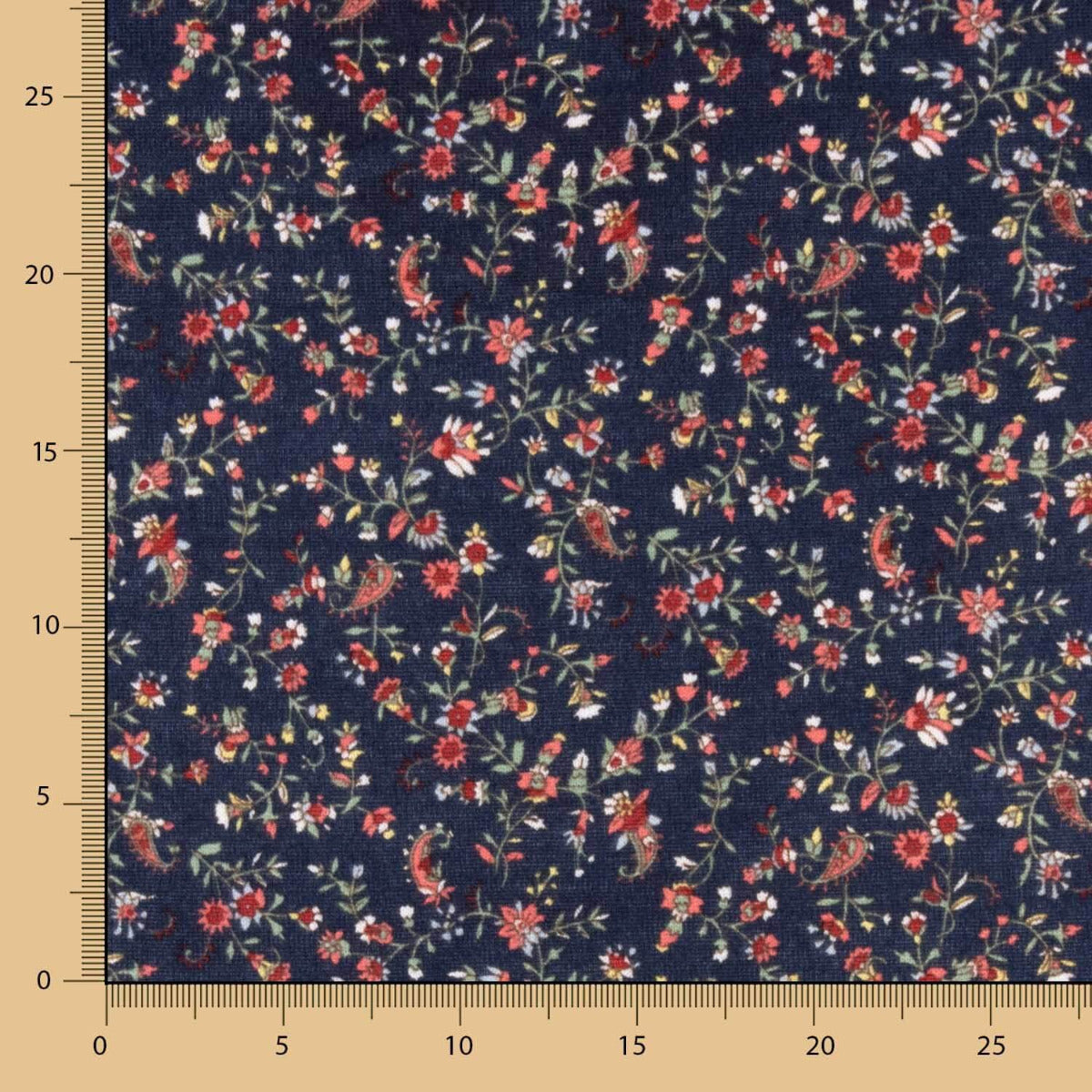 Malha Angora Flores Folclóricas Marinho - Ribes y Casals