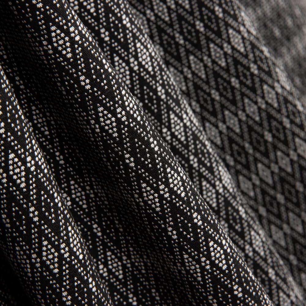 Malha  Suéter Geométrico Rombo Cinza - Ribes y Casals