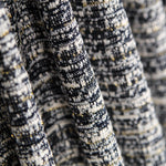 Tecido Malha Tweed Listado Lurex Azul Marinho - Ribes y Casals