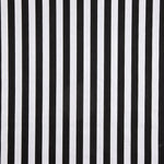 Popeline Hidrófuga Listrada em Branco e Preto - Ribes y Casals