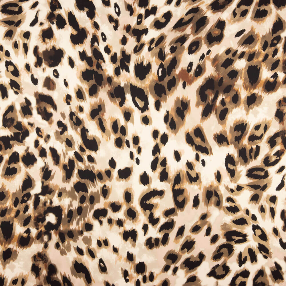 Cetim Spandex Manchado Leopardo - Ribes y Casals