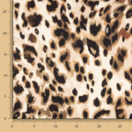 Cetim Spandex Manchado Leopardo - Ribes y Casals