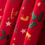 Algodão Feliz Natal Vermelho - Ribes y Casals