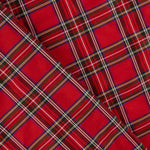Tafetá Poliéster Tartan Vermelho - Ribes y Casals